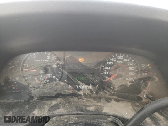2005 Ford Super Duty F-250 XL with VIN 1FTSW20P75EC76377, listed as a Copart auction lot 53994404 with 288,077 mi miles and Salvage Title. Bid and sale history available at carsss.com. Image 9.