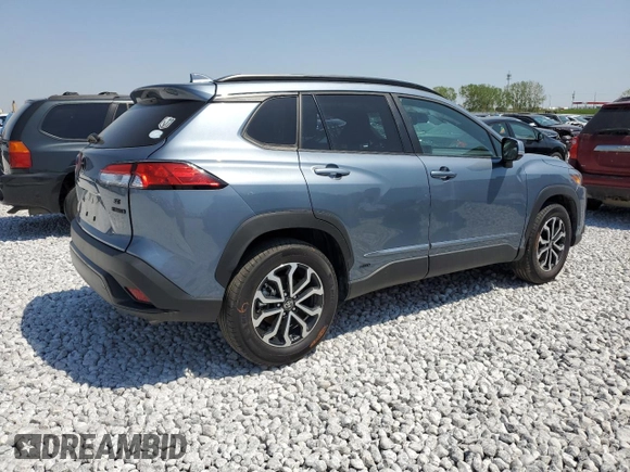 2023 Toyota Corolla Cross Hybrid S with VIN 7MUFBABG2PV008375, listed as a Copart auction lot 50163755 with Not provided miles and Salvage title. Bid and sale history available at DreamBid. Image 3.