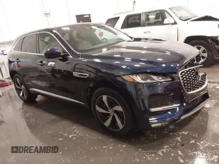 2021 Jaguar F-Pace S with VIN SADCJ2EU0MA680777, listed as a IAAI auction lot 41603953 with 30,152 mi miles and . Bid and sale history available at DreamBid. Image 1.