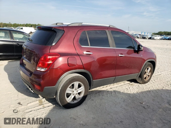 2017 Chevrolet Trax LT with VIN 3GNCJLSB0HL155955, listed as a Copart auction lot 54110195 with 135,527 mi miles and Clean Title. Bid and sale history available at DreamBid. Image 3.