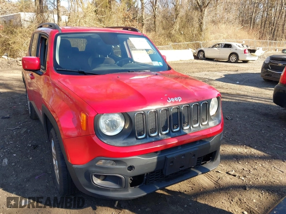 2017 Jeep Renegade Latitude with VIN ZACCJBBB5HPE81342, listed as a IAAI auction lot 41756883 with 170,407 mi miles and . Bid and sale history available at DreamBid. Image 12.