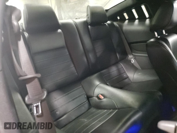2012 Ford Mustang V6 Premium with VIN 1ZVBP8AM2C5221267, listed as a Copart auction lot 46583785 with 104,654 mi miles and Salvage Title. Bid and sale history available at carsss.com. Image 10.