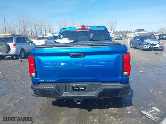 2023 Chevrolet Colorado 4WD Z71 with VIN 1GCPTDEKXP1247067, listed as a IAAI auction lot 41760802 with 21,259 mi miles. Bid and sale history available at carsss.com. Image 16.