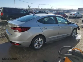 2020 Hyundai Elantra SEL with VIN 5NPD84LF9LH576579, listed as a Copart auction lot 50884885 with 24,326 mi miles and Salvage Title. Bid and sale history available at carsss.com. Image 3.