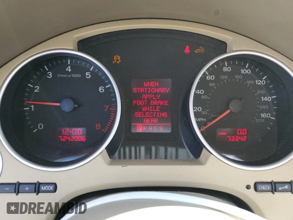 2008 Audi A4 2.0T с VIN WAUAF48HX8K003764, выставлен на аукционе Copart как лот 72354904 с пробегом 73 342 миль миль и Списание • Salvage title. История ставок и продаж доступна на DreamBid. Изображение 9.