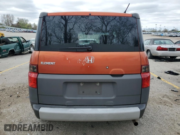 2004 Honda Element EX with VIN 5J6YH18624L009906, listed as a Copart auction lot 50787685 with 346,905 mi miles and Clean Title. Bid and sale history available at DreamBid. Image 6.