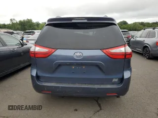 2017 Toyota Sienna XLE with VIN 5TDDZ3DC8HS166630, listed as a Copart auction lot 63404205 with 93,018 mi miles and Salvage title. Bid and sale history available at DreamBid. Image 6.