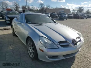2005 Mercedes-Benz SLK-Class with VIN WDBWK56F45F071623, listed as a Copart auction lot 84751524 with 84,579 mi miles and Salvage Title. Bid and sale history available at carsss.com. Image 11.