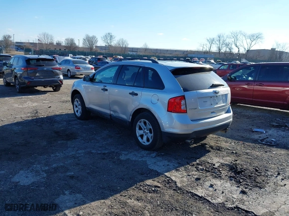 2013 Ford Edge SE with VIN 2FMDK4GC6DBB81141, listed as a IAAI auction lot 41698450 with 93,480 mi miles. Bid and sale history available at carsss.com. Image 3.