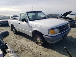 1993 Ford Ranger Splash with VIN 1FTCR10A2PUD14320, listed as a Copart auction lot 44844595 with 96,969 mi miles and Clean title. Bid and sale history available at DreamBid. Image 4.