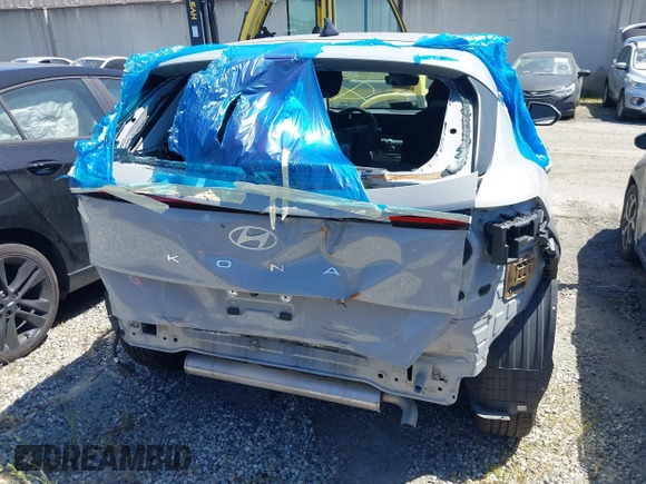 2024 Hyundai Kona SE with VIN KM8HA3AB7RU041986, listed as a IAAI auction lot 41830985 with 30,615 mi miles and . Bid and sale history available at DreamBid. Image 17.