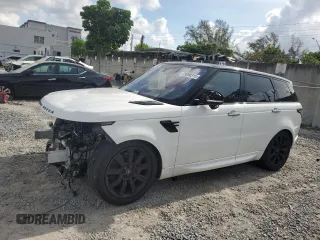 2021 Land Rover Range Rover Sport HST z VIN SALWS2RU4MA755425, wystawiony jako Copart lot #59090315 z przebiegiem 50 234 mil mil oraz Nie do naprawy • Non repairable. Historia ofert i sprzedaży dostępna na DreamBid. Obrazek 1.