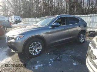 2020 Alfa Romeo Stelvio Sport with VIN ZASPAKANXL7C98870, listed as a Copart auction lot 88543385 with 61,698 mi miles and Salvage Title. Bid and sale history available at carsss.com. Image 1.