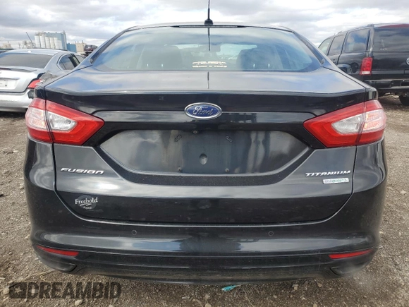 2013 Ford Fusion Titanium with VIN 3FA6P0K90DR158500, listed as a Copart auction lot 52103925 with 188,504 mi miles and Salvage Title. Bid and sale history available at carsss.com. Image 6.