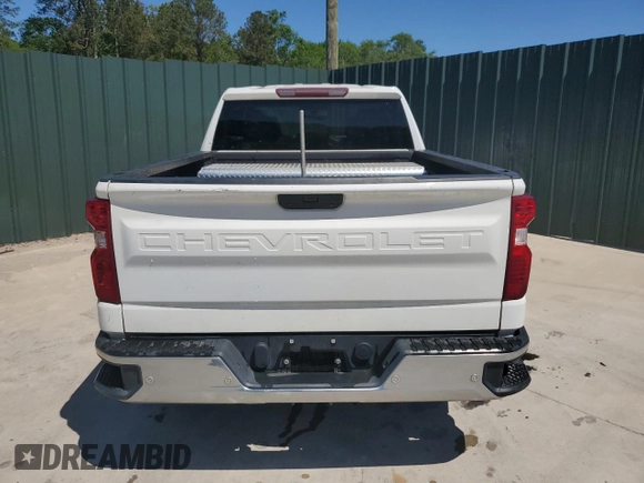 2020 Chevrolet Silverado 1500 Work Truck with VIN 1GCRWAEH6LZ334852, listed as a Copart auction lot 51980055 with 80,580 mi miles and Clean Title. Bid and sale history available at DreamBid. Image 6.