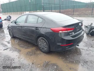 2018 Hyundai Elantra SE with VIN KMHD74LF3JU452454, listed as a IAAI auction lot 41827989 with 171,272 mi miles. Bid and sale history available at carsss.com. Image 3.