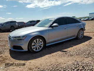 2018 Audi A6 Premium Plus with VIN WAUG8AFC0JN007398, listed as a Copart auction lot 63003755 with 56,006 mi miles and Salvage title. Bid and sale history available at DreamBid. Image 1.