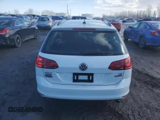 2017 Volkswagen Golf SportWagen S with VIN 3VW017AU9HM528133, listed as a Copart auction lot 46409895 with 134,744 mi miles and Salvage Title. Bid and sale history available at carsss.com. Image 6.