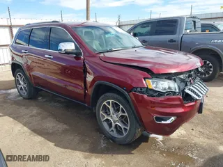 2019 Jeep Grand Cherokee Limited with VIN 1C4RJFBG8KC786522, listed as a IAAI auction lot 41481426 with 33,569 mi miles. Bid and sale history available at carsss.com. Image 1.