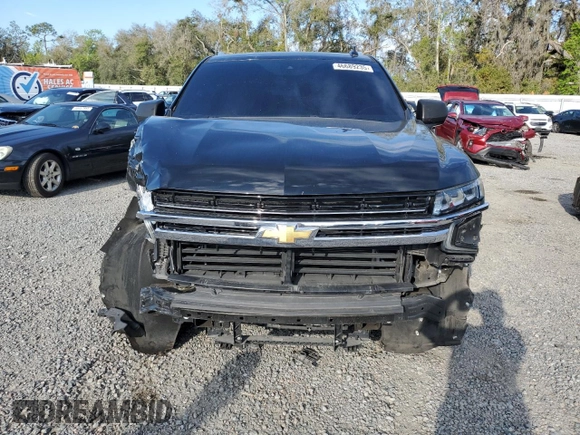 2021 Chevrolet Suburban LT z VIN 1GNSCCKD4MR176317, wystawiony jako Copart lot #46689235 z przebiegiem Nie podano mil oraz Szkoda całkowita • Salvage title. Historia ofert i sprzedaży dostępna na DreamBid. Obrazek 5.