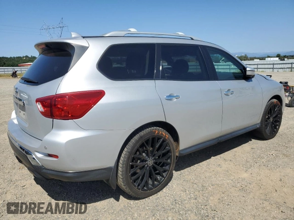 2019 Nissan Pathfinder S with VIN 5N1DR2MN0KC650274, listed as a Copart auction lot 54166005 with 96,956 mi miles and Salvage Title. Bid and sale history available at DreamBid. Image 3.