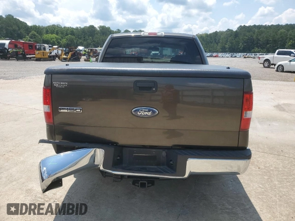 2008 Ford F-150 XL with VIN 1FTRW12W98FA22908, listed as a Copart auction lot 62741485 with 163,376 mi miles and Salvage title. Bid and sale history available at DreamBid. Image 6.