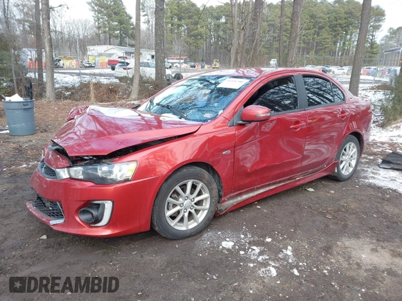 2016 Mitsubishi Lancer SE with VIN JA32V2FW7GU004159, listed as a IAAI auction lot 41401386 with 100,536 mi miles. Bid and sale history available at carsss.com. Image 16.