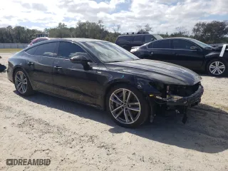 2021 Audi A7 Prestige with VIN WAUV2BF28MN027649, listed as a Copart auction lot 40821903 with 65,599 mi miles. Bid and sale history available at carsss.com. Image 4.