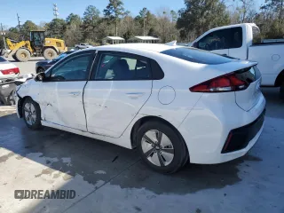 2017 Hyundai Ioniq Blue with VIN KMHC65LC9HU027938, listed as a Copart auction lot 48061475 with 87,612 mi miles and Salvage Title. Bid and sale history available at DreamBid. Image 2.