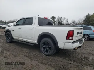 2018 Ram 1500 Night with VIN 1C6RR7MT6JS121901, listed as a Copart auction lot 43044215 with 162,927 mi miles and Salvage Title. Bid and sale history available at carsss.com. Image 2.