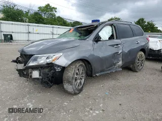 2015 Nissan Pathfinder SV with VIN 5N1AR2MN4FC616881, listed as a Copart auction lot 57778835 with Not provided miles and Salvage title. Bid and sale history available at DreamBid. Image 1.
