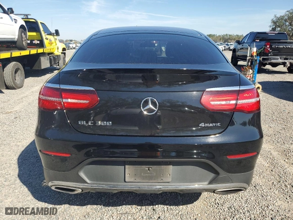 2018 Mercedes-Benz GLC with VIN WDC0J4KBXJF466546, listed as a Copart auction lot 47387895 with 122,324 mi miles and Salvage Title. Bid and sale history available at carsss.com. Image 6.