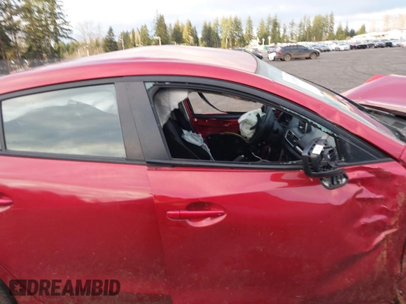 2015 Mazda 3 i SV with VIN JM1BM1T70F1222049, listed as a IAAI auction lot 41308957 with Not Provided miles. Bid and sale history available at carsss.com. Image 13.