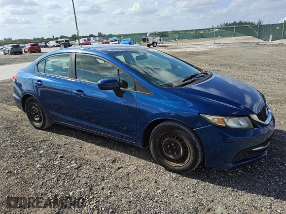 2015 Honda Civic LX with VIN 19XFB2F50FE033003, listed as a Copart auction lot 52004115 with 127,994 mi miles and Clean Title. Bid and sale history available at DreamBid. Image 4.