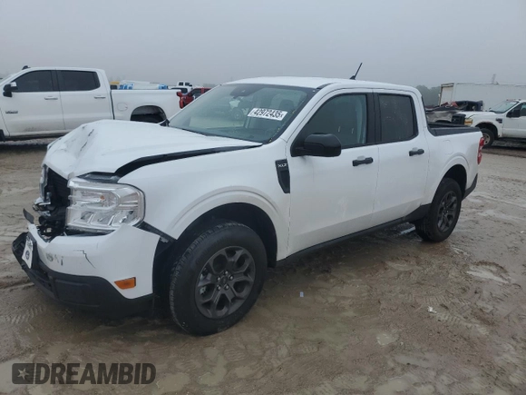 2024 Ford Maverick XLT with VIN 3FTTW8H91RRB73231, listed as a Copart auction lot 42972435 with 2,305 mi miles and Salvage Title. Bid and sale history available at DreamBid. Image 1.