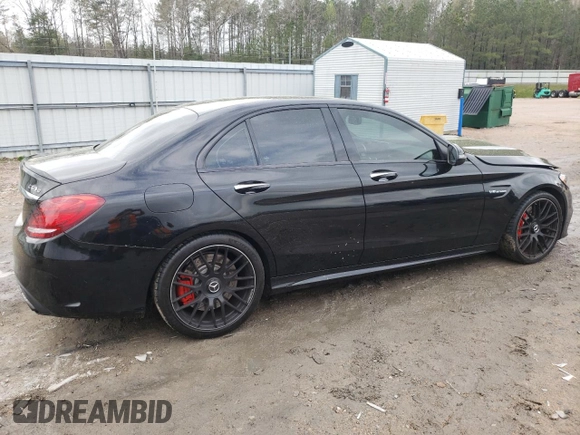 2017 Mercedes-Benz C 63 S AMG with VIN 55SWF8HB3HU193401, listed as a Copart auction lot 49440934 with 35,623 mi miles and . Bid and sale history available at DreamBid. Image 3.