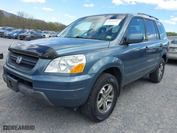 2005 Honda Pilot EX-L with NAVI with VIN 2HKYF18785H542479, listed as a IAAI auction lot 42040202 with 345,167 mi miles. Bid and sale history available at carsss.com. Image 6.