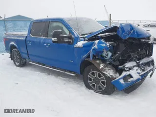 2015 Ford F-150 XLT w/HD Payload Pkg with VIN 1FTFW1EGXFKE05722, listed as a IAAI auction lot 41575776 with 1 mi miles. Bid and sale history available at carsss.com. Image 1.