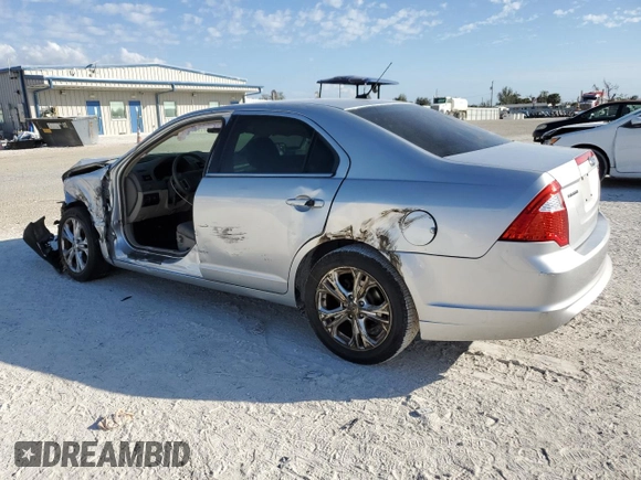 2012 Ford Fusion SE with VIN 3FAHP0HG0CR154640, listed as a Copart auction lot 44767775 with 94,206 mi miles and Salvage Title. Bid and sale history available at DreamBid. Image 2.