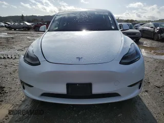 2023 Tesla Model Y Long Range with VIN 7SAYGDEEXPF844622, listed as a Copart auction lot 49094465 with 35,191 mi miles and Salvage Title. Bid and sale history available at DreamBid. Image 5.