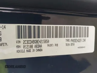 2014 Dodge Charger SE with VIN 2C3CDXBG8EH215850, listed as a IAAI auction lot 42077242 with 179,360 mi miles and . Bid and sale history available at carsss.com. Image 9.