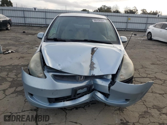 2007 Honda Fit с VIN JHMGD37477S061646, выставлен на аукционе Copart как лот 86438584 с пробегом 191 687 миль миль и Списание • Salvage title. История ставок и продаж доступна на DreamBid. Изображение 5.