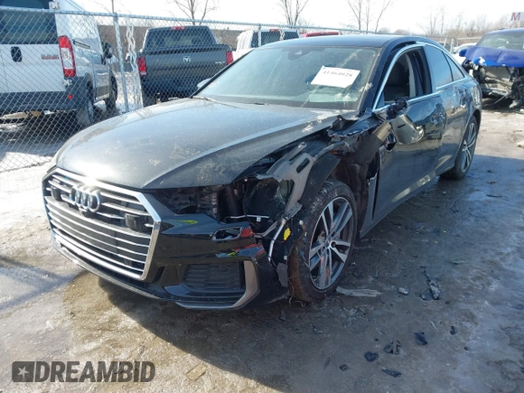 2019 Audi A6 Premium Plus with VIN WAUL2AF24KN063790, listed as a IAAI auction lot 41464028 with 62,221 mi miles. Bid and sale history available at carsss.com. Image 2.