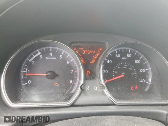 2015 Nissan Note SV with VIN 3N1CE2CP5FL439924, listed as a Copart auction lot 60085055 with 107,544 mi miles and Clean title. Bid and sale history available at DreamBid. Image 9.