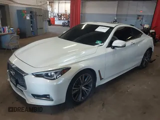 2018 Infiniti Q60 Pure with VIN JN1CV7EL1JM250032, listed as a IAAI auction lot 42548697 with 62,206 mi miles and . Bid and sale history available at DreamBid. Image 2.