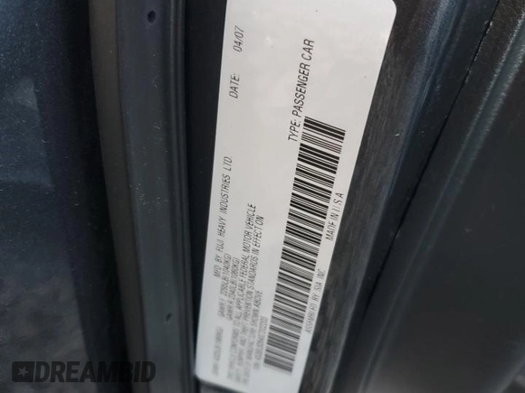 2008 Subaru Legacy Limited with VIN 4S3BL626487202203, listed as a Copart auction lot 72630823 with 228,479 mi miles and Salvage title. Bid and sale history available at DreamBid. Image 12.