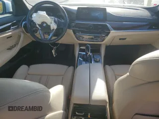 2019 BMW 5 Series 540i xDrive with VIN WBAJE7C58KWW09923, listed as a Copart auction lot 50146235 with 42,440 mi miles and Non Repairable. Bid and sale history available at carsss.com. Image 8.
