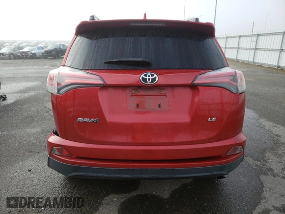 2017 Toyota RAV4 LE with VIN JTMZFREV4HJ126866, listed as a Copart auction lot 49301555 with 84,358 mi miles and Salvage Title. Bid and sale history available at carsss.com. Image 6.