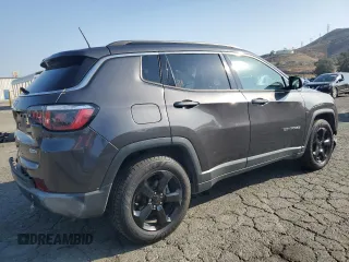 2017 Jeep Compass Latitude with VIN 3C4NJCBB0HT647547, listed as a Copart auction lot 59615635 with 53,827 mi miles and Salvage title. Bid and sale history available at DreamBid. Image 3.