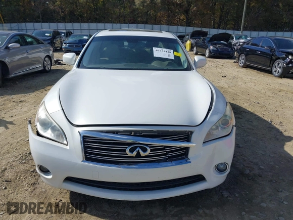 2012 Infiniti M37 with VIN JN1BY1AP6CM333466, listed as a IAAI auction lot 40723440 with 156,102 mi miles. Bid and sale history available at carsss.com. Image 12.